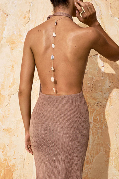 Traje de baño sexy de una pieza con abertura y espalda descubierta