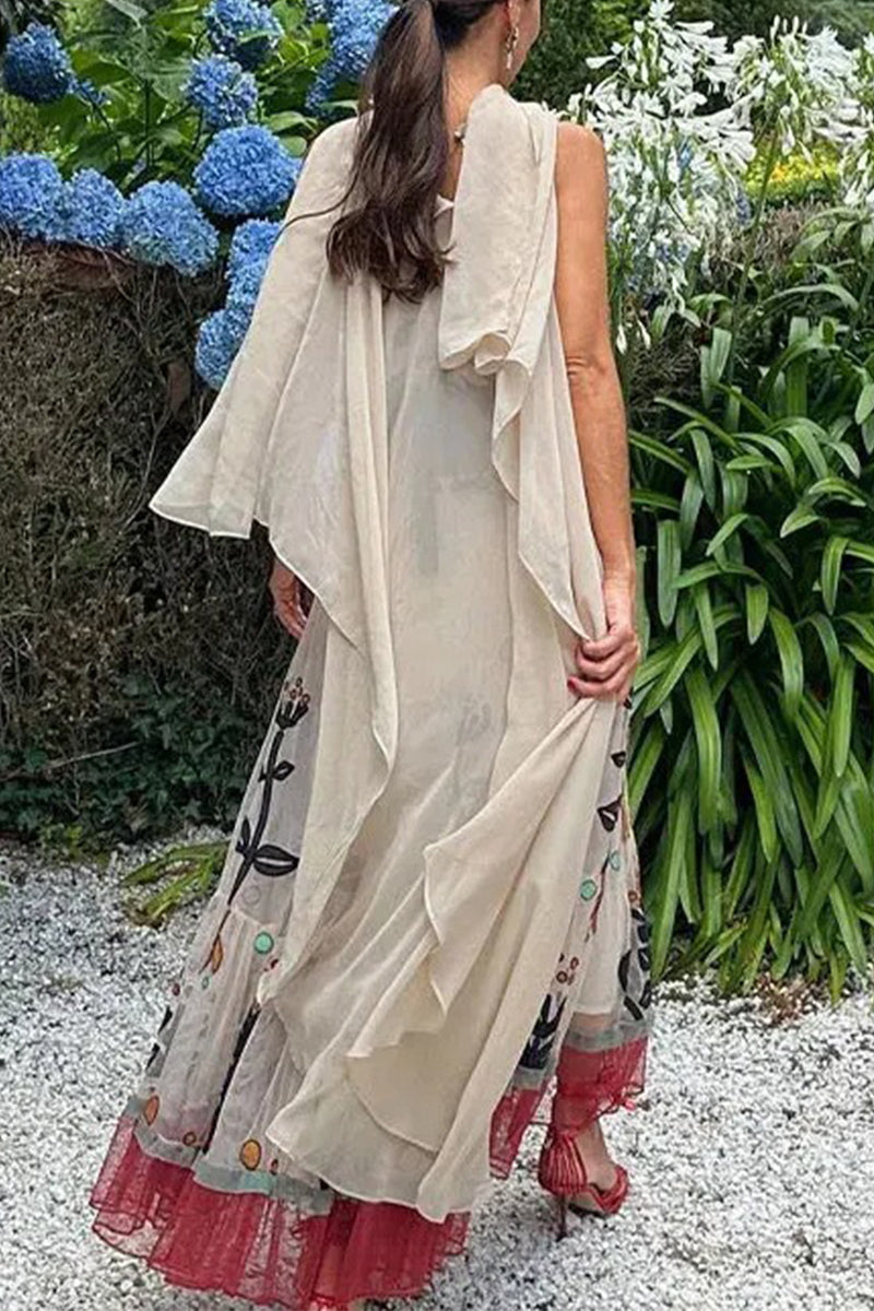 Vestidos sexis con tirantes y estampado geométrico de patchwork