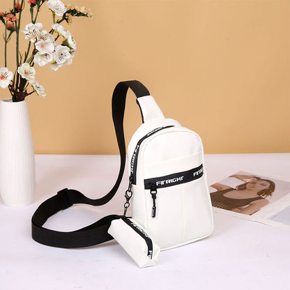 Bolsas con cremallera y estampado de patchwork para uso diario (5 colores)