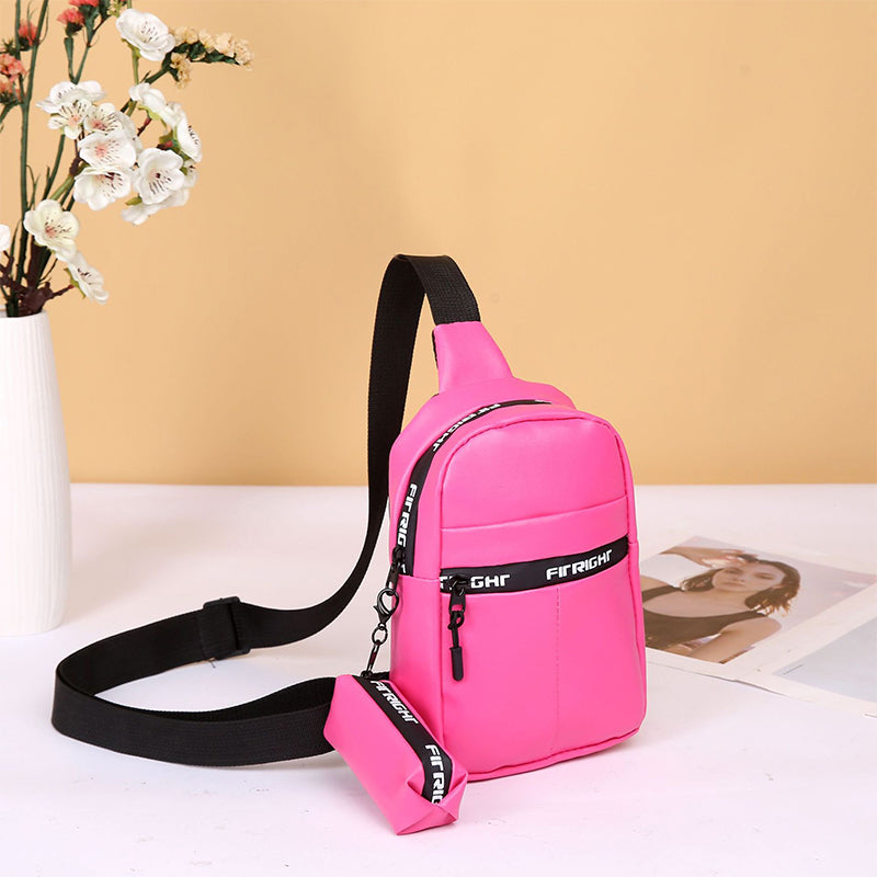 Bolsas con cremallera y estampado de patchwork para uso diario (5 colores)