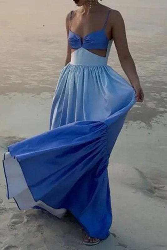 Vestidos sexys con escote en V y pliegues degradados