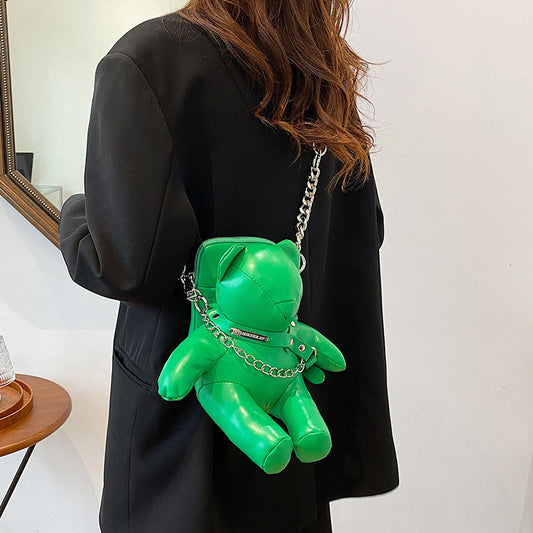 Bolsos casuales de uso diario con cremallera y parches sólidos (4 colores)