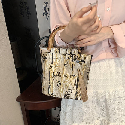 Bolsas de patchwork con estampado diario (3 colores)