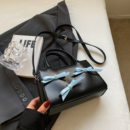 Bolsos de tela con lazo en contraste, de Sweet Simplicity (5 colores)