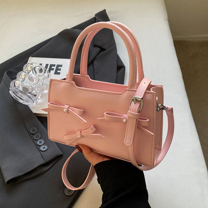 Bolsos de tela con lazo en contraste, de Sweet Simplicity (5 colores)