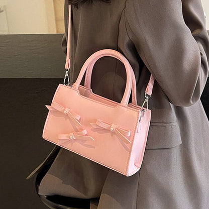 Bolsos de tela con lazo en contraste, de Sweet Simplicity (5 colores)