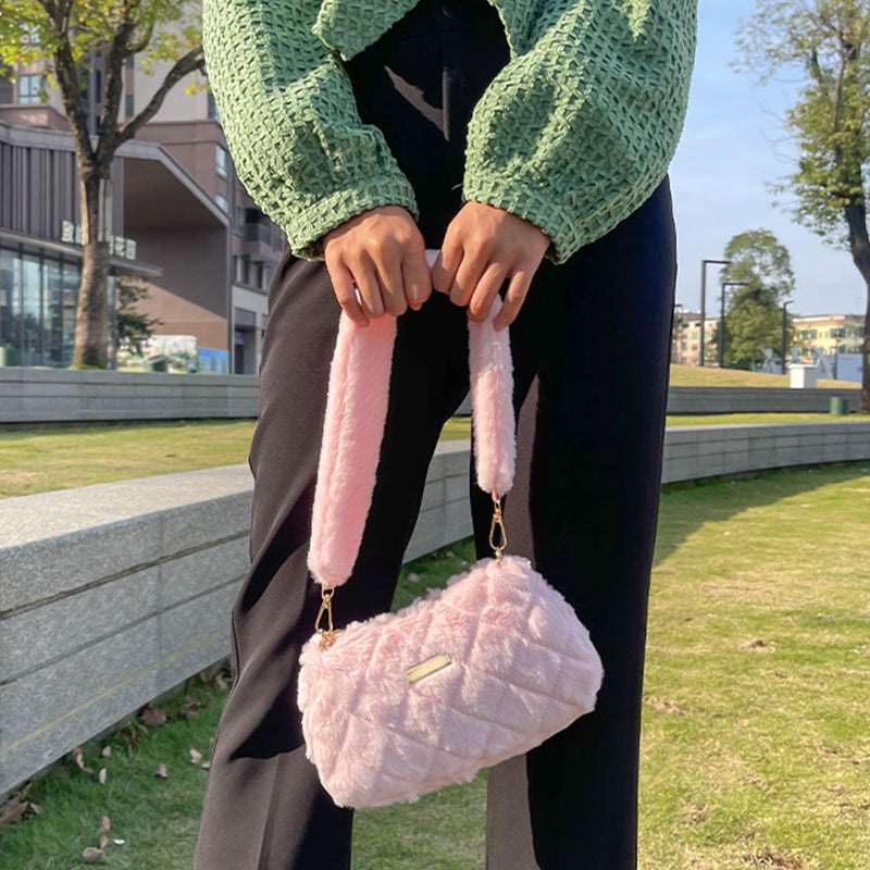 Bolsas de patchwork con cremallera para uso diario (4 colores)