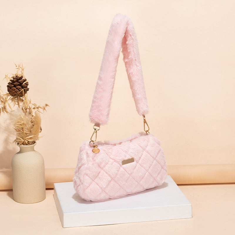 Bolsas de patchwork con cremallera para uso diario (4 colores)