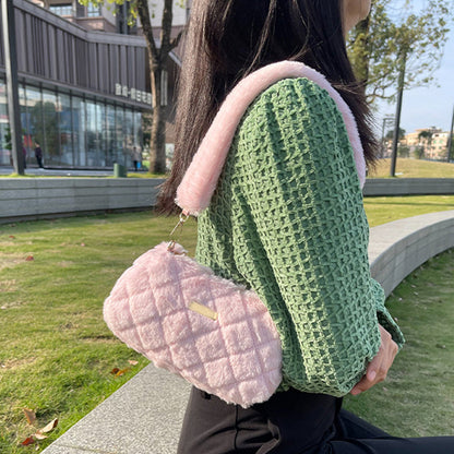 Bolsas de patchwork con cremallera para uso diario (4 colores)