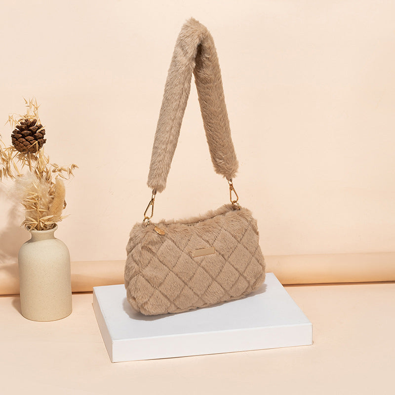 Bolsas de patchwork con cremallera para uso diario (4 colores)