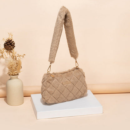 Bolsas de patchwork con cremallera para uso diario (4 colores)