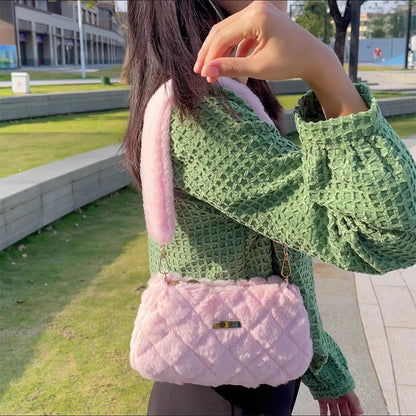 Bolsas de patchwork con cremallera para uso diario (4 colores)