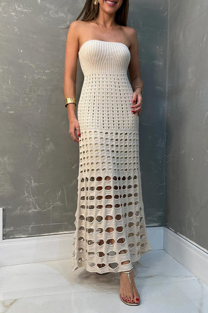 Vestidos de playa sexis sin tirantes, con aberturas laterales y estampados florales (6 colores)
