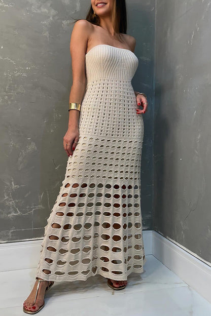 Vestidos de playa sexis sin tirantes, con aberturas laterales y estampados florales (6 colores)