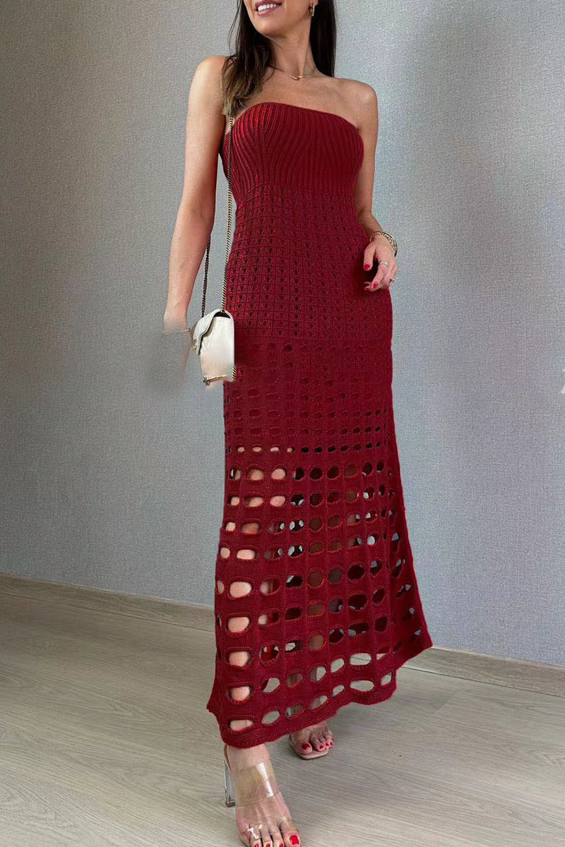 Vestidos de playa sexis sin tirantes, con aberturas laterales y estampados florales (6 colores)