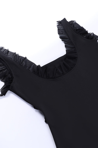 Vestidos largos sexis informales de retazos lisos con espalda descubierta y abertura con tirantes finos (3 colores)