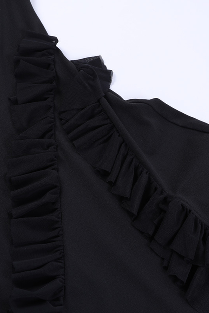 Vestidos largos sexis informales de retazos lisos con espalda descubierta y abertura con tirantes finos (3 colores)