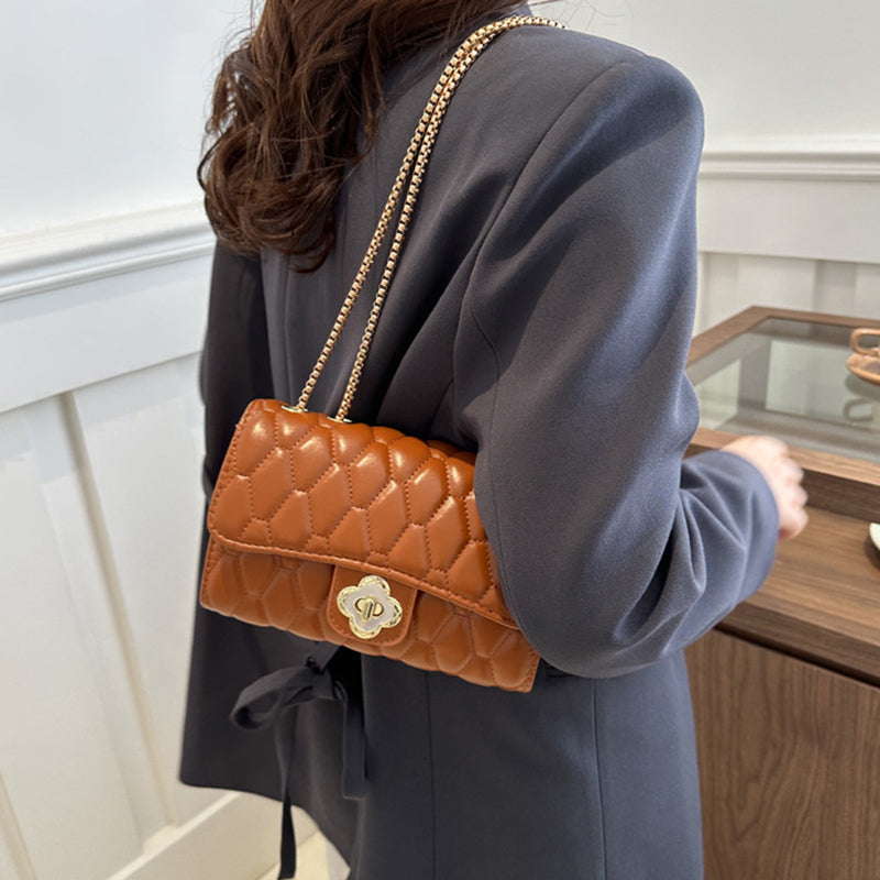 Bolsos elegantes de cadena sólida de celebridades (3 colores)