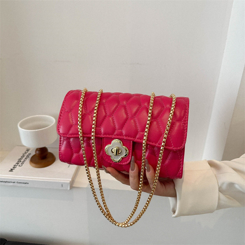 Bolsos elegantes de cadena sólida de celebridades (3 colores)
