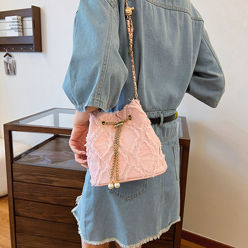 Bolsos de patchwork a cuadros para uso diario (4 colores)