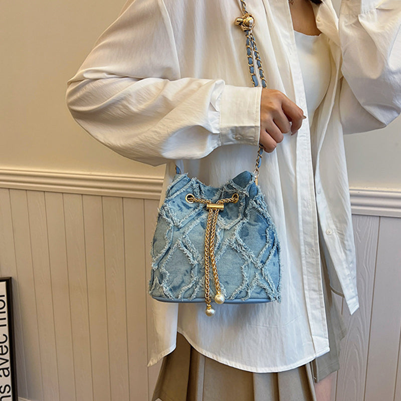 Bolsos de patchwork a cuadros para uso diario (4 colores)