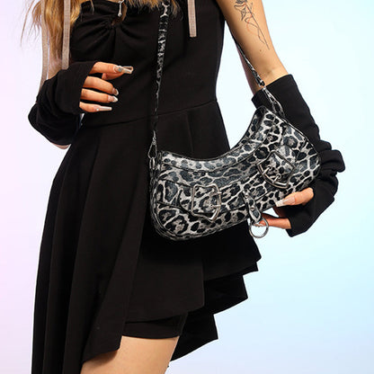 Bolsos diarios con cremallera y estampado de leopardo (3 colores)