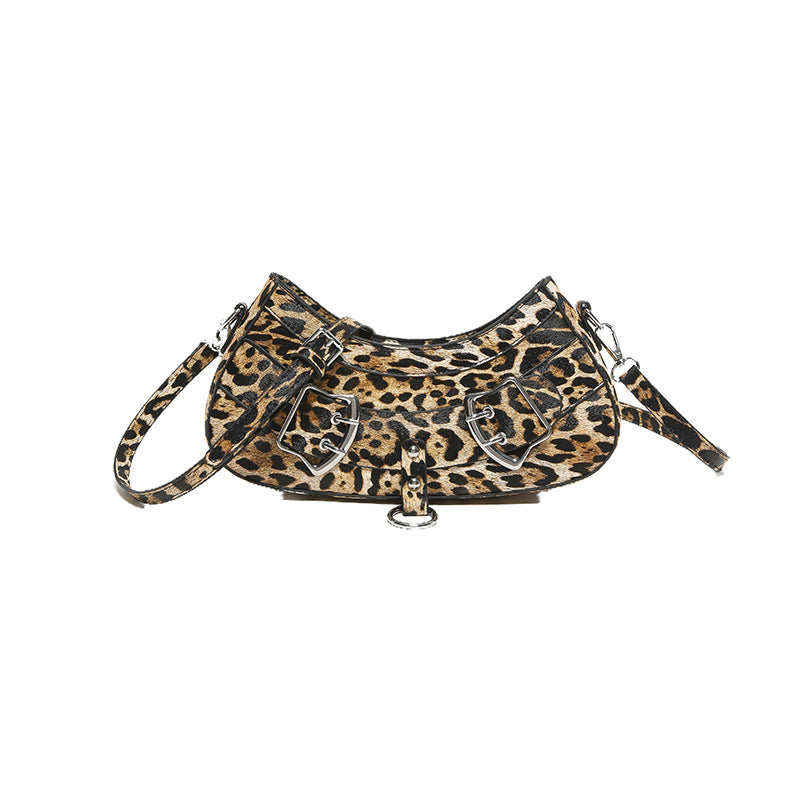 Bolsos diarios con cremallera y estampado de leopardo (3 colores)