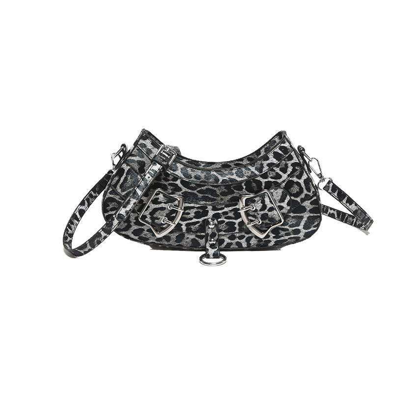 Bolsos diarios con cremallera y estampado de leopardo (3 colores)