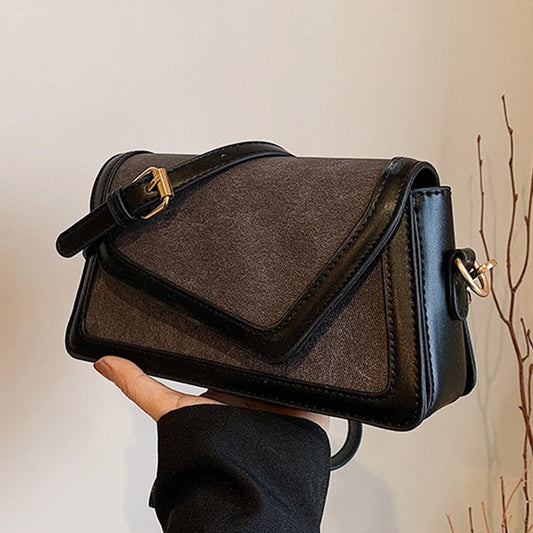 Casual Simplicity Solid Patchwork Contrast Bags(3 Colors)