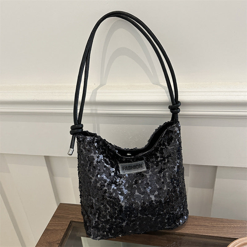 Bolsos de lentejuelas sólidos para uso diario