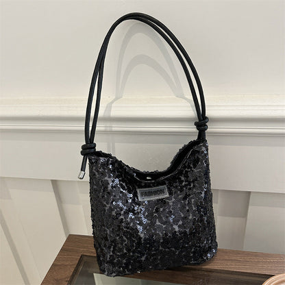 Bolsos de lentejuelas sólidos para uso diario