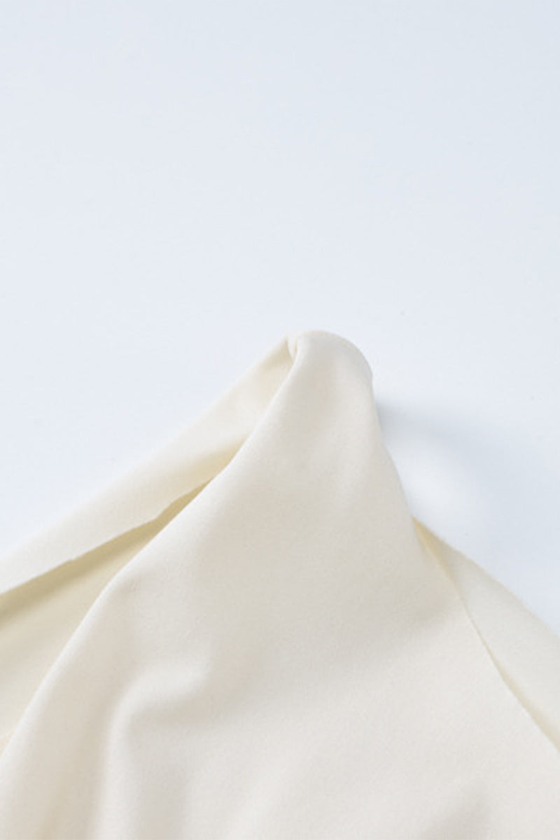 Vestidos elegantes de celebridades con falda de un solo paso, cuello oblicuo y frenillo liso (5 colores)