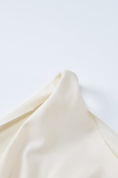 Vestidos elegantes de celebridades con falda de un solo paso, cuello oblicuo y frenillo liso (5 colores)