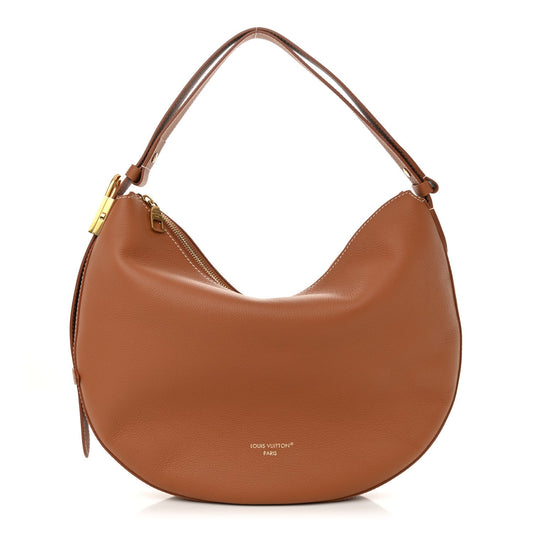 Calfskin Low Key Cookie MM Cognac