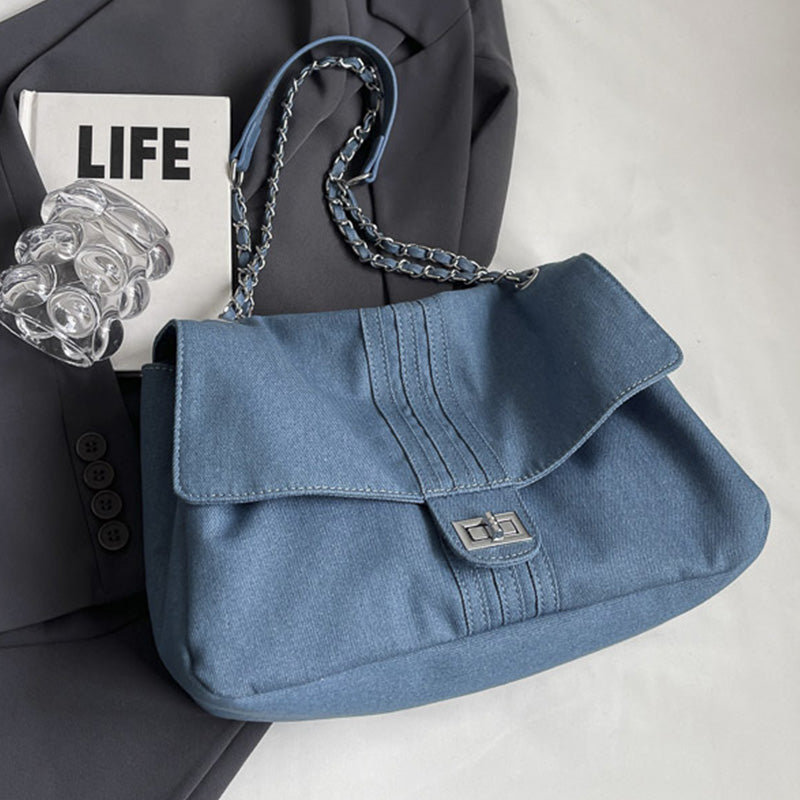 Bolsos casuales de patchwork de colores sólidos para uso diario (3 colores)