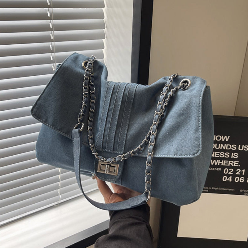 Bolsos casuales de patchwork de colores sólidos para uso diario (3 colores)