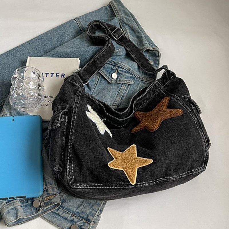 Bolsos casuales de patchwork de estrellas (3 colores)
