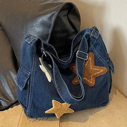 Bolsos casuales de patchwork de estrellas (3 colores)