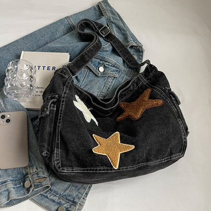 Bolsos casuales de patchwork de estrellas (3 colores)