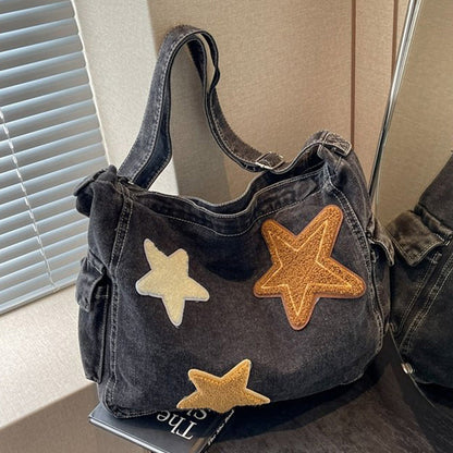 Bolsos casuales de patchwork de estrellas (3 colores)