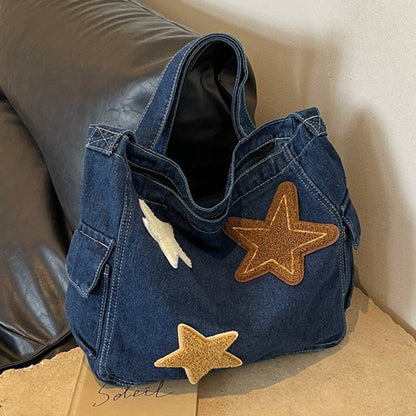 Bolsos casuales de patchwork de estrellas (3 colores)