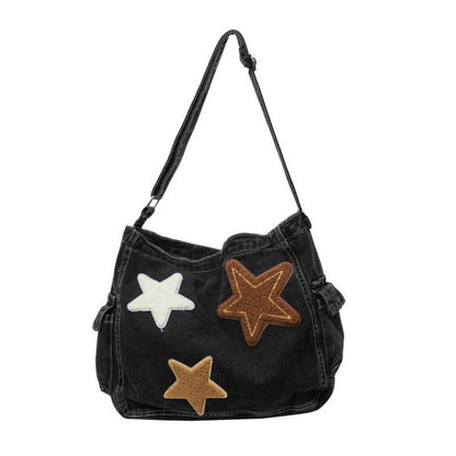 Bolsos casuales de patchwork de estrellas (3 colores)