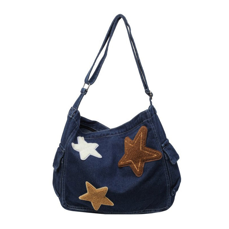 Bolsos casuales de patchwork de estrellas (3 colores)