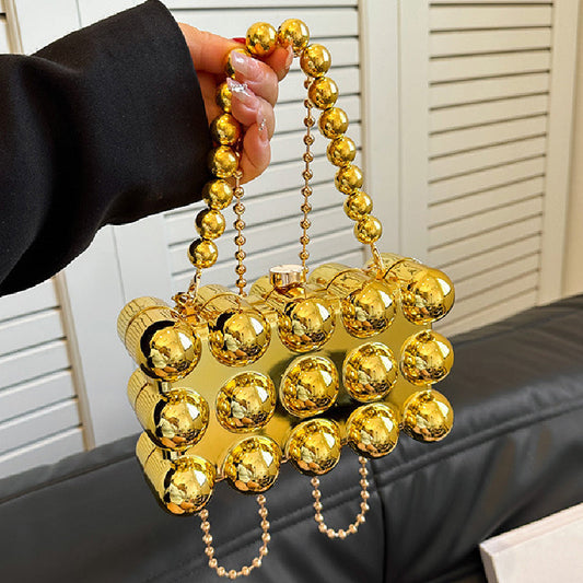 Bolsos casuales de cadena de colores sólidos para uso diario