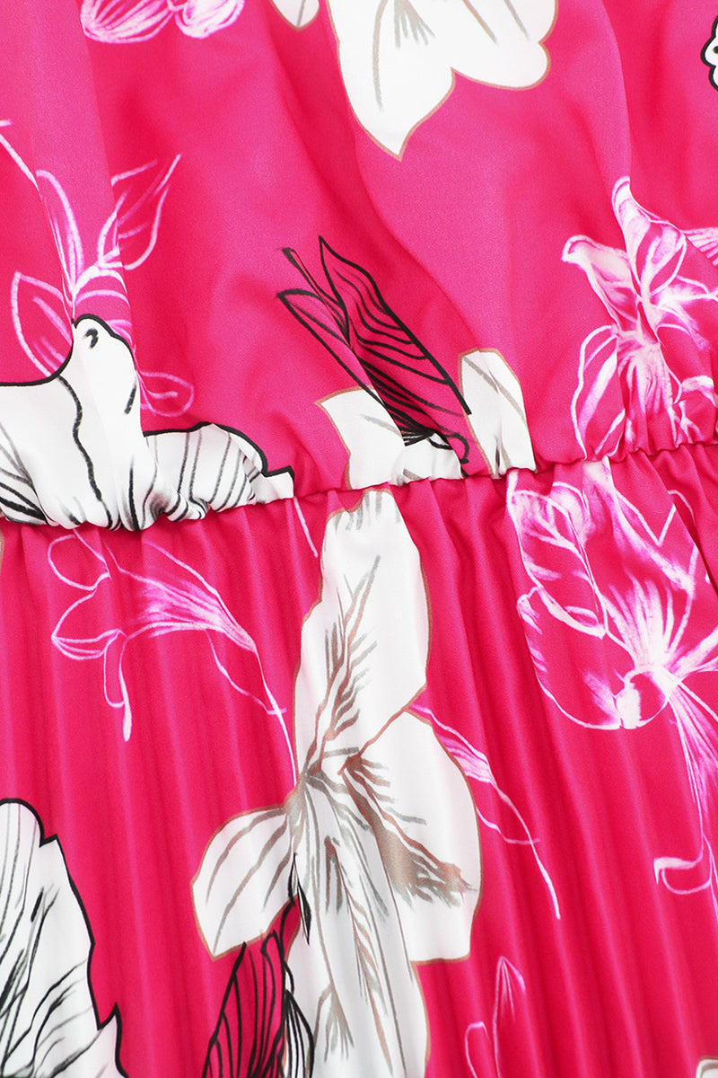 Vestidos sexis con estampado floral, encaje, plisados y hombros descubiertos (6 colores)