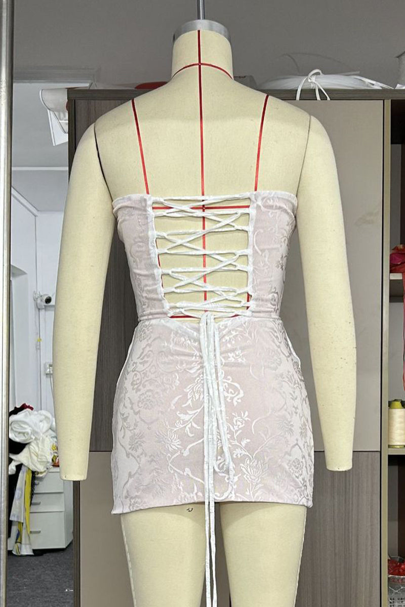 Conjunto de dos piezas sin mangas con escote en V y diseño de tiras de patchwork en color liso (4 colores)
