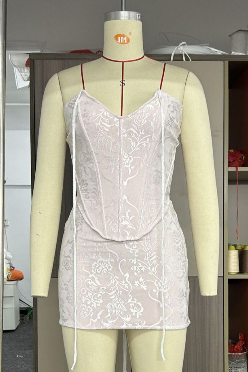 Conjunto de dos piezas sin mangas con escote en V y diseño de tiras de patchwork en color liso (4 colores)