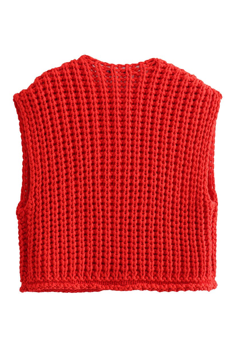 Suéteres casuales de cuello redondo con botones y bolsillos de color liso para uso diario (3 colores)
