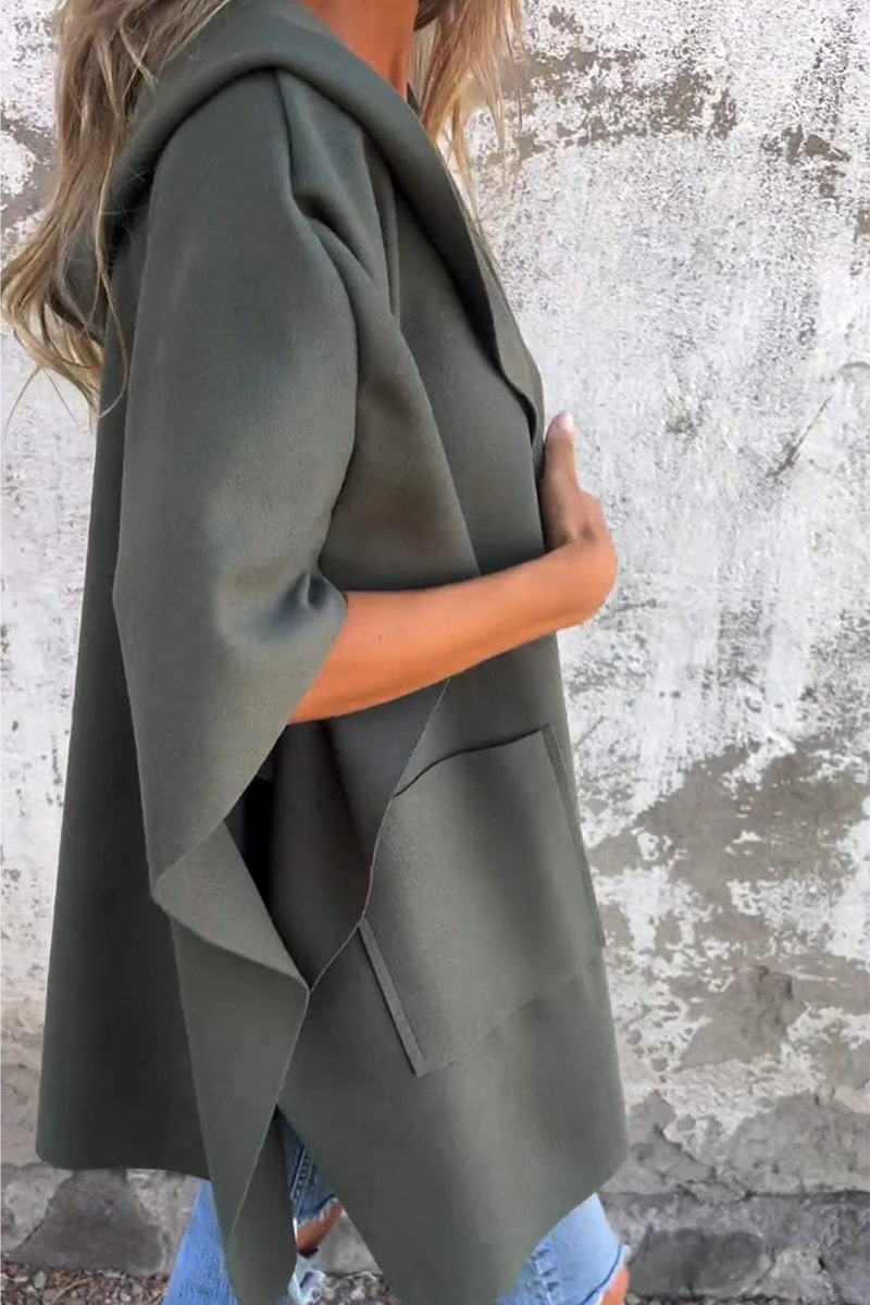 Casual Pocket Turndown Collar Outerwear(5 Colors)