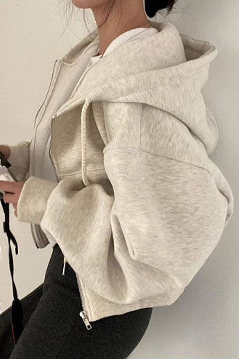 Sudadera informal con capucha y bolsillo con cordón (6 colores)